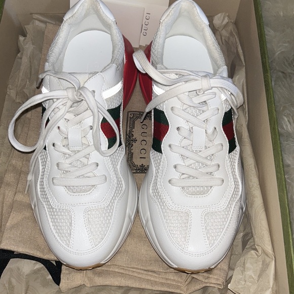 New & Authentic Gucci Rhyton Lavaredo Reflection Chunky Sneakers( Will trade) - Picture 15 of 15